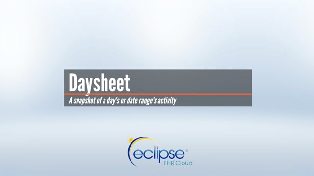 Daysheet