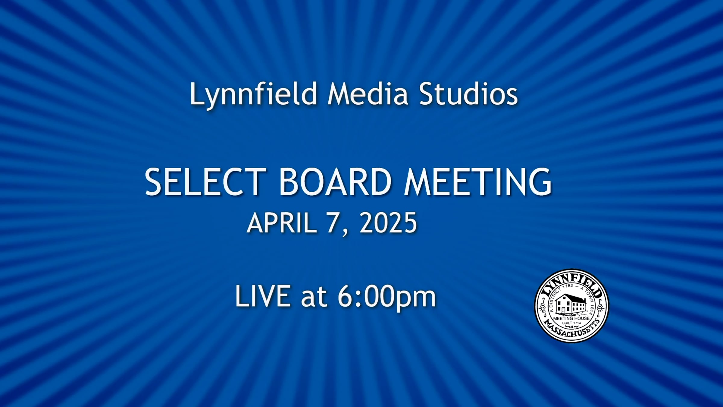 Select Board Meeting 4-7-25 | Videos & Movies on Vimeo