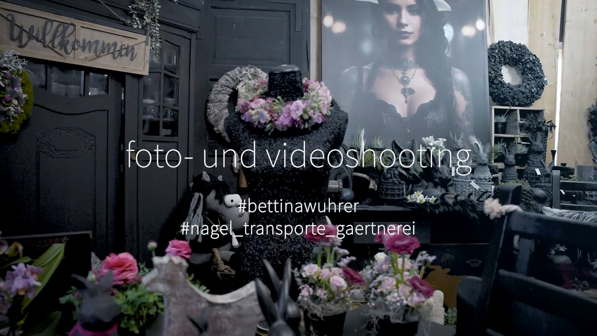 foto- und videoshooting für häkel-design Bettina Wuhrer und Gärtnerei Nagel