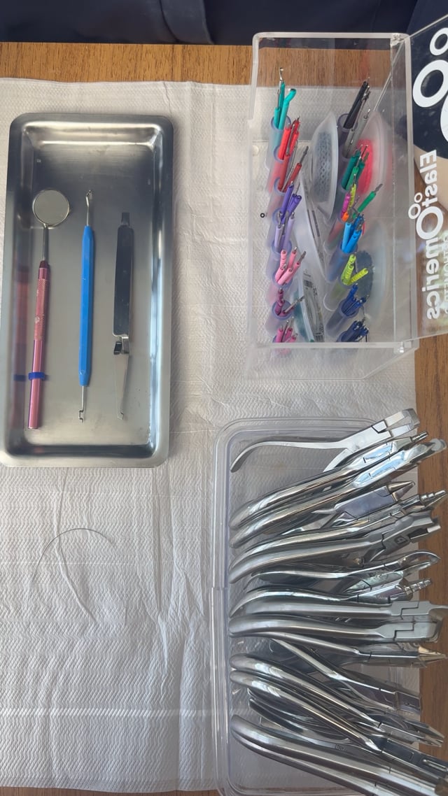 Manutenção de aparelho fixo