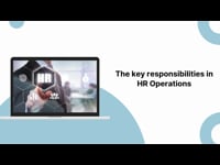 HR &amp; Recruitment: 1.2 The Key Responsibilites of HR