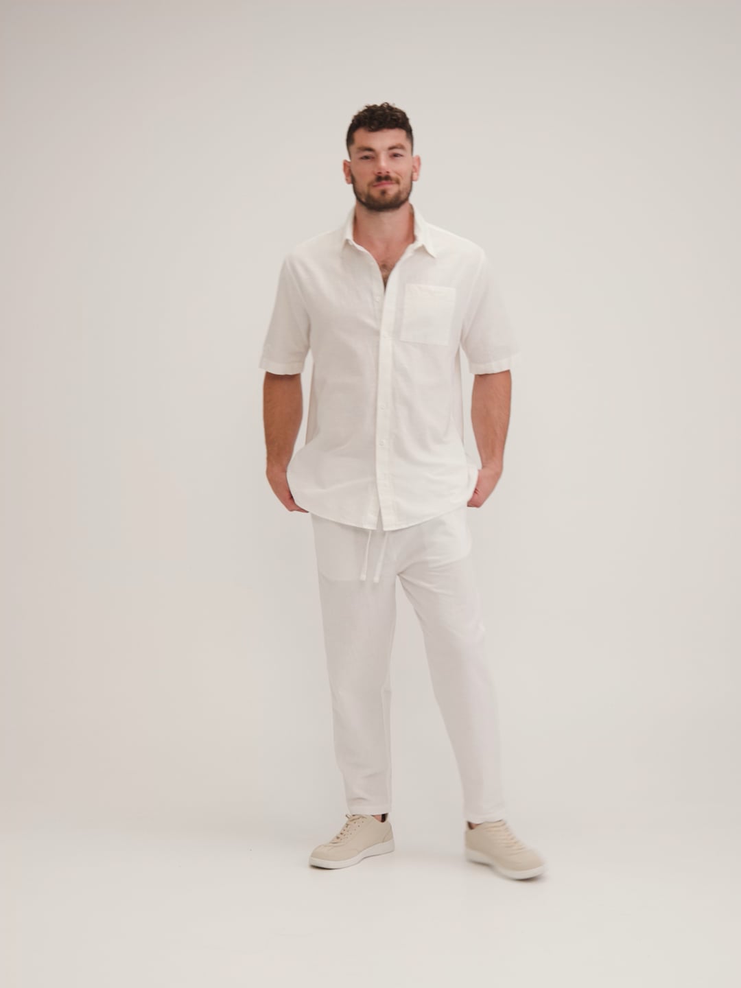 MEN LINEN SHIRT