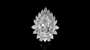 8.00 ct. t.w. Lab-Grown Diamond Halo Ring in 14kt White Gold