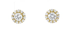 .55 ct. t.w. Lab-Grown Diamond Earring Jackets in 14kt Yellow Gold