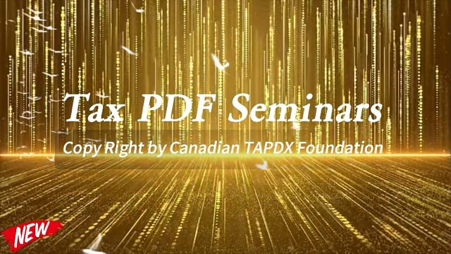 TaxPDF Seminar - GP LP Agreement