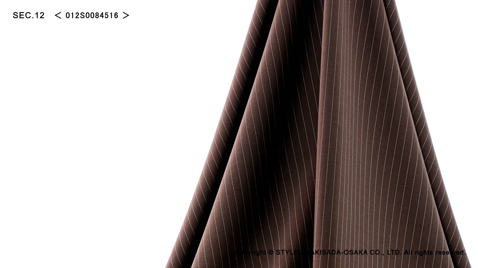 ウーステッドポリエスターstripe[012S0084516] | STYLEM FABRIC STORE