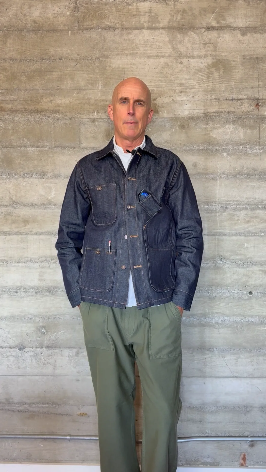 ジャケット・アウター needles denim coverall jacket NEEDLES(ニードルズ)｜UNION x NEEDLES D.N. COVERALL JACKET