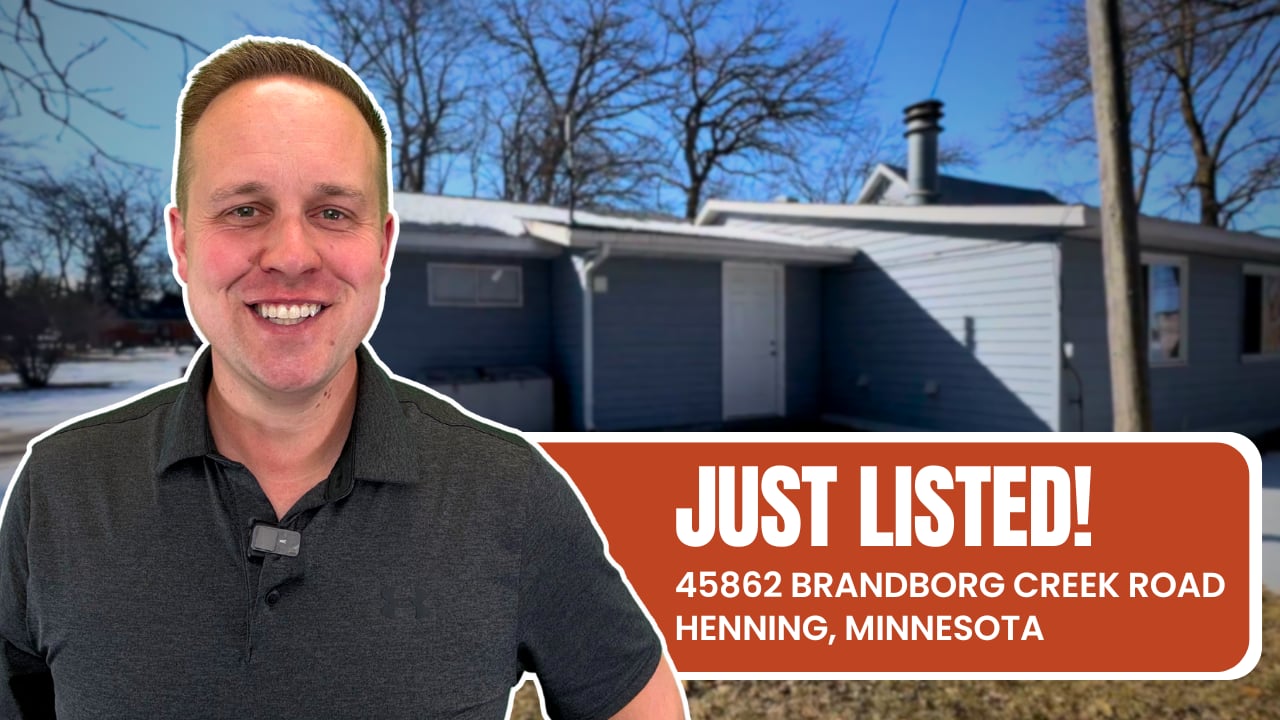 Just Listed in Henning, Minnesota! | 45862 Brandborg Creek Road