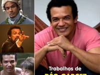 Algumas cenas de Deo Garcez em novelas e uma em teatro