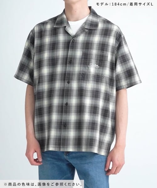 Sa-Rah　服 チェック柄半袖シャツ セール】ギンガムチェック柄ショート丈半袖開襟シャツジャケット