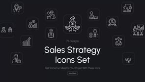 Animated Sales Strategy Icons Set, an Outline Icon by Prosymbols (Thumbnail 4 of 4)