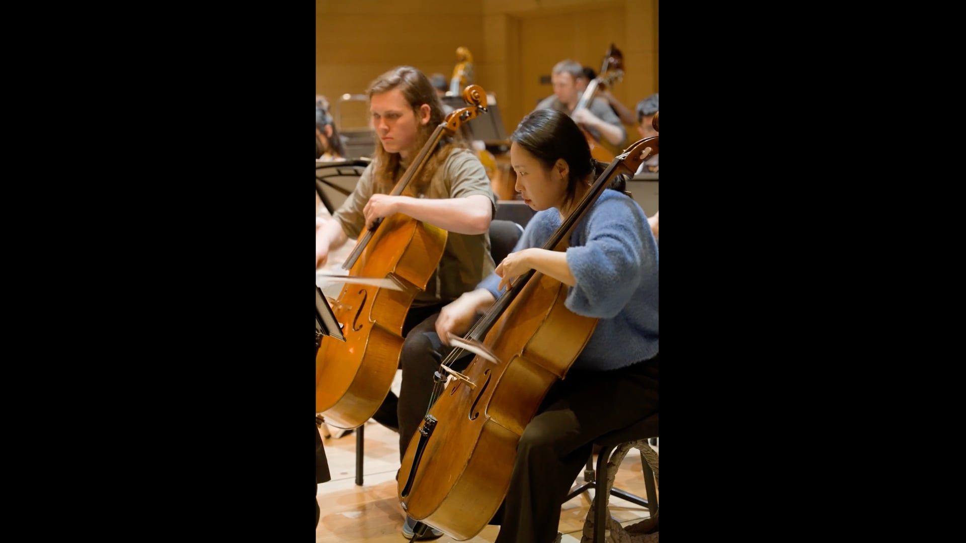 Mannes Orchestra, Luciano Beria (1968) with conductor David Hayes.