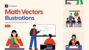 Animated Math Illustrations, an Education Illustration by Brickclay (Thumbnail 5 of 5)