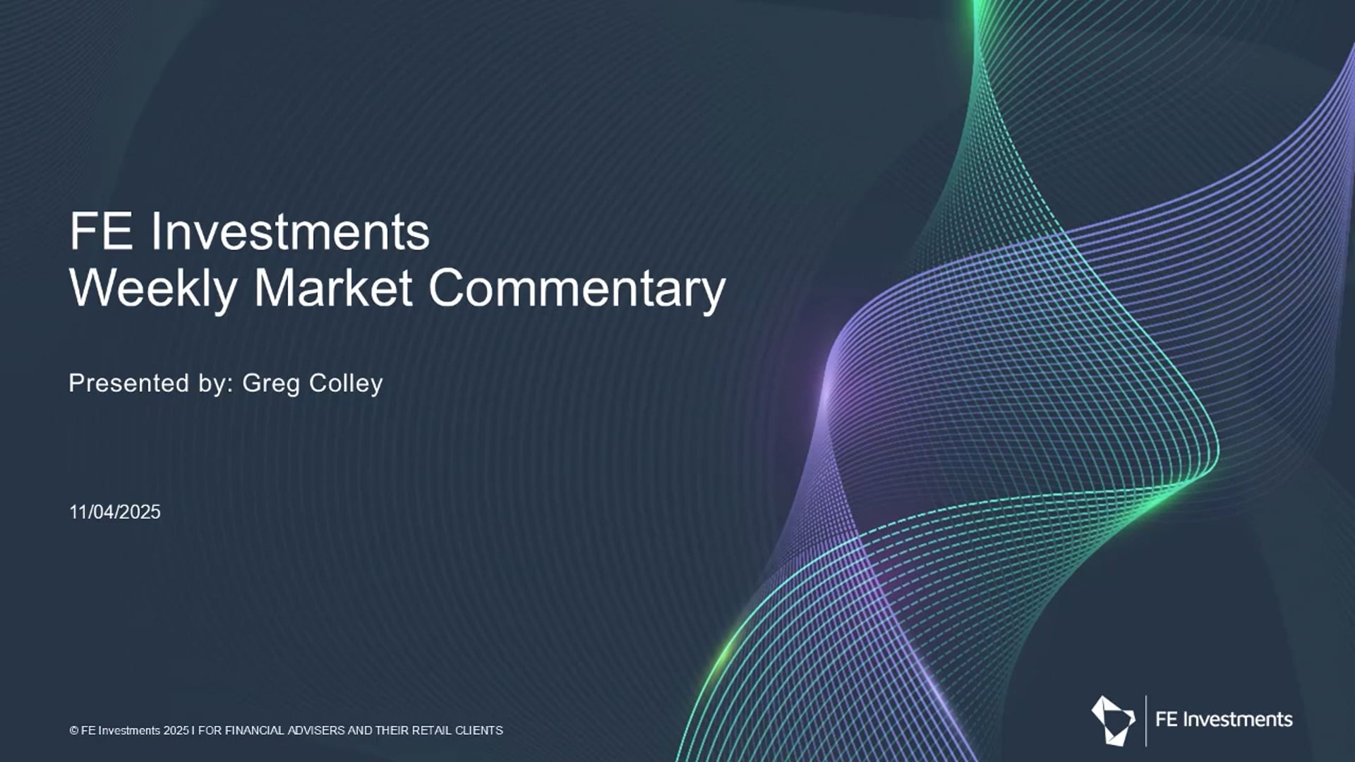 FE Investments Weekly Market Commentary - 11 April 2025
