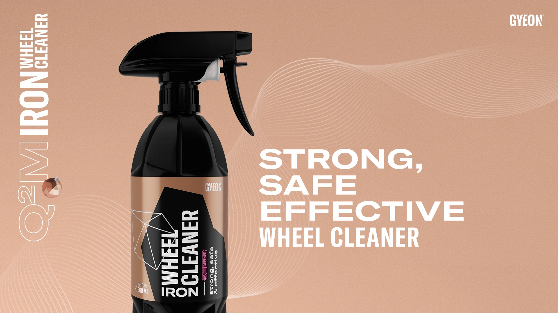 GYEON Q2M Iron Wheel Cleaner Redefined 1 Liter | Powerful