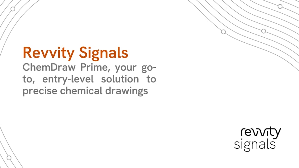 Watch ChemDraw Prime, your go-to, entry-level solution to precise chemical drawings on Vimeo.