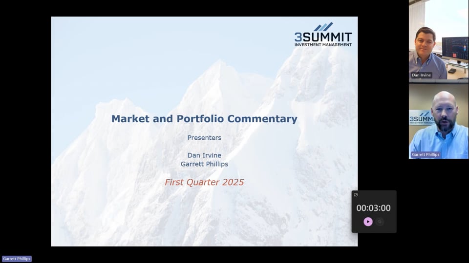 First Quarter 2025 Commentary