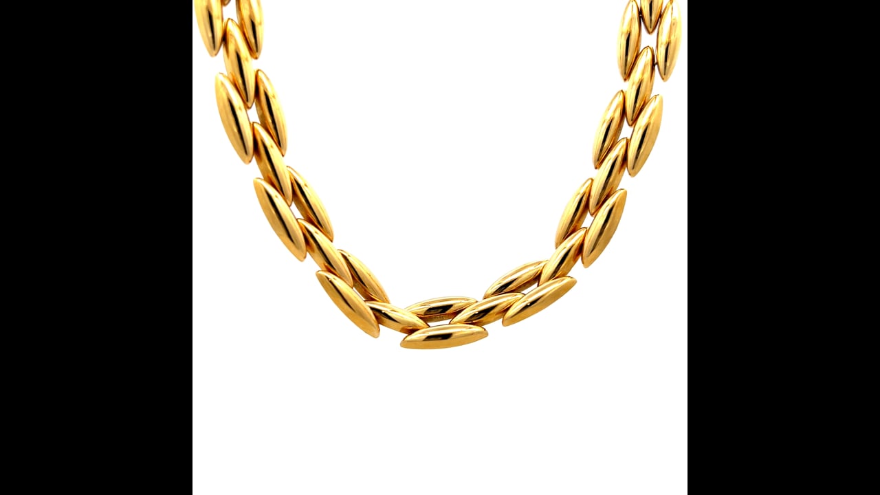 Cartier Gentiane Link Necklace & Bracelet Set in 18k – Filigree