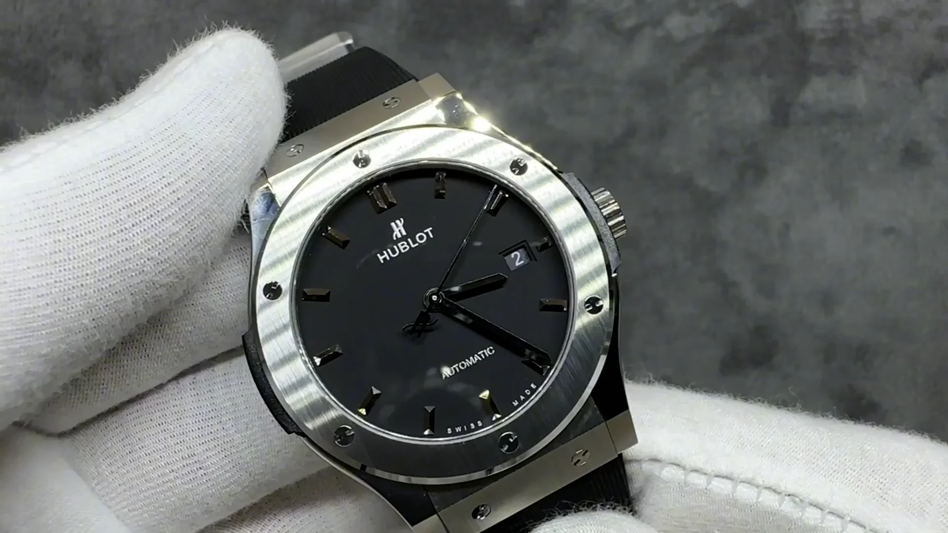 Hublot Super Clone Classic Fusion Titanium 42MM Reloj Réplica