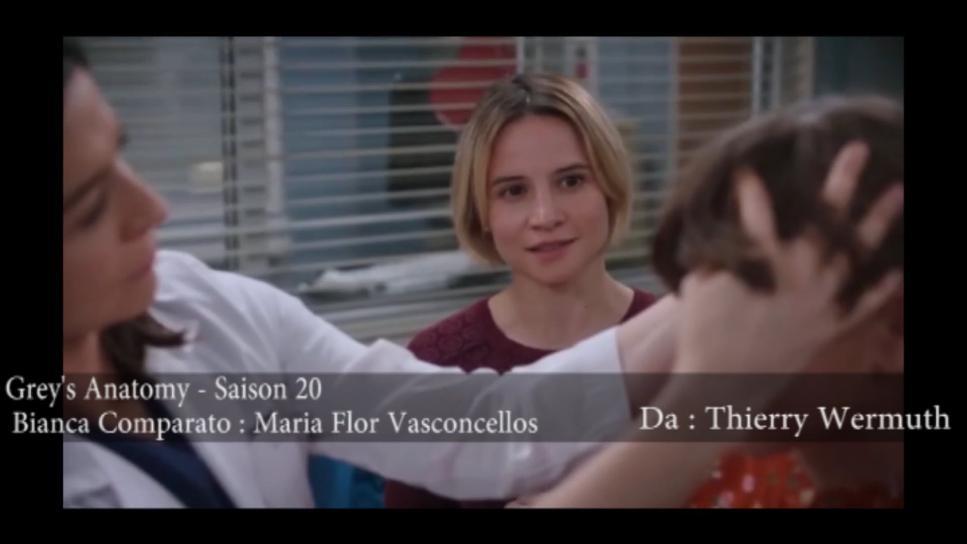 Vidéo Grey's Anatomy (DA Thierry Wermuth)