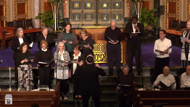 "Go Down Moses" performed by The Sholom Singers • Erev Shabbat 04/11/25