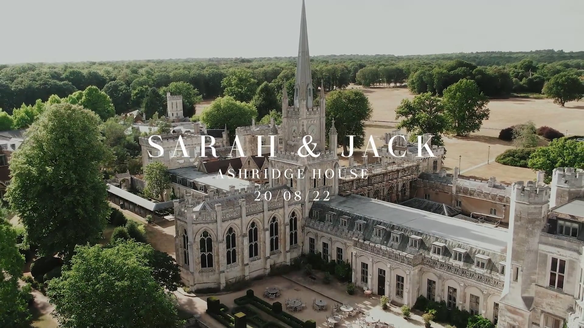 Sarah & Jack's Wedding Highlights Film at Ashridge House