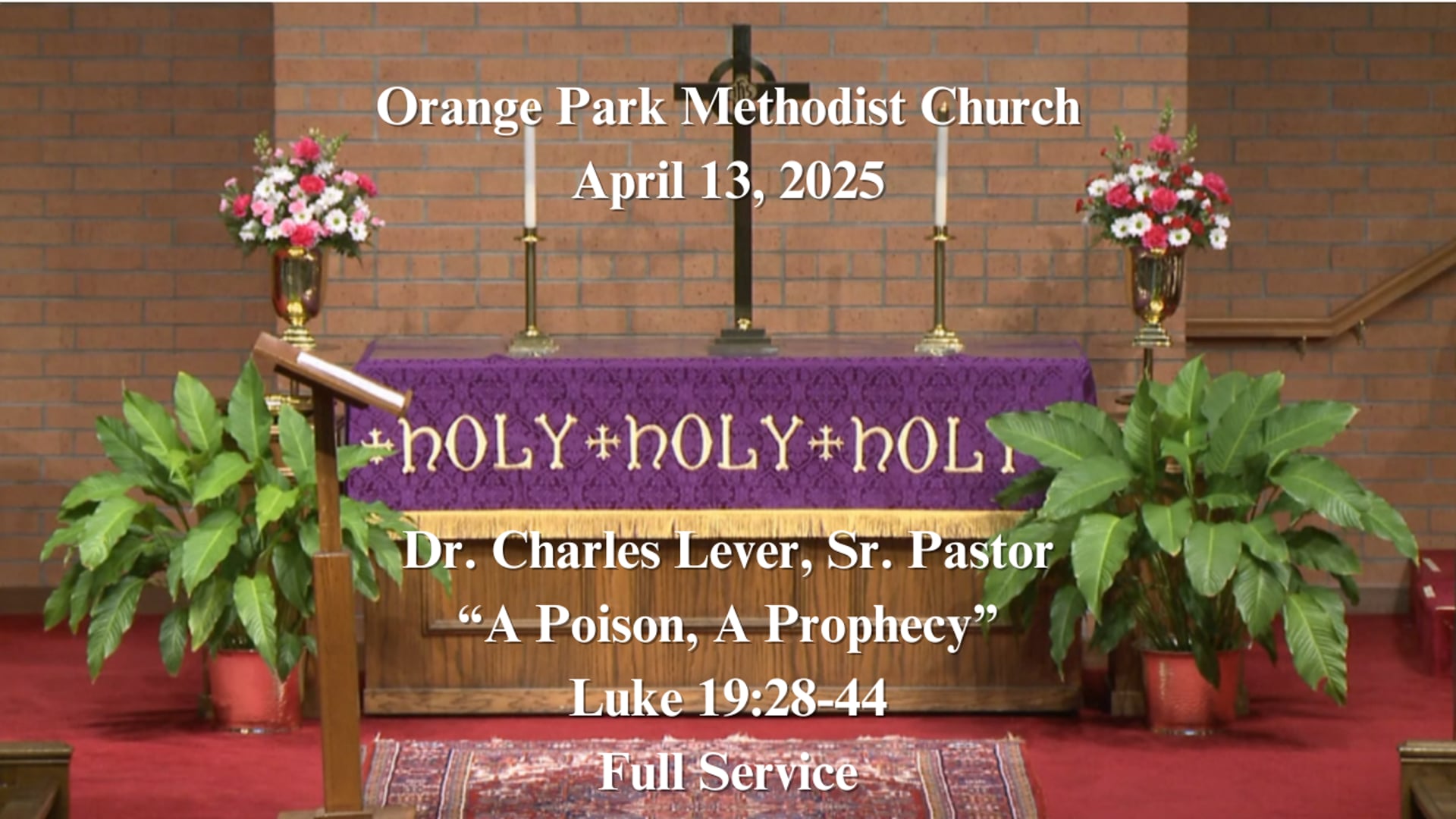 April 13, 2025 Full Service