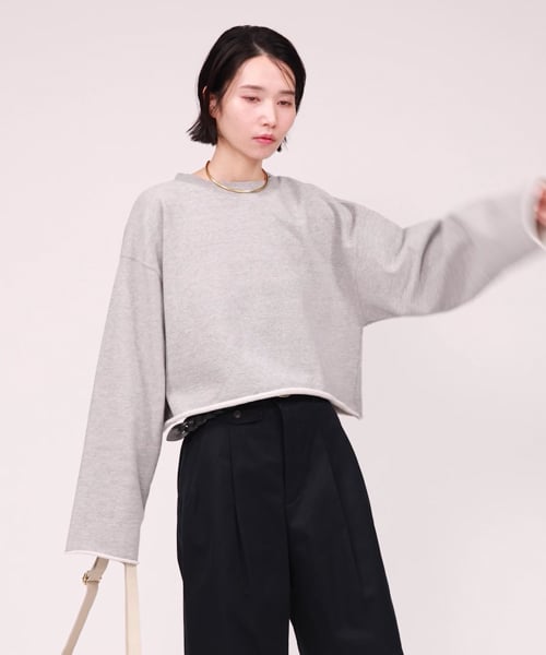 BABYLONE｜カットオフショートスウェット | Rakuten Fashion