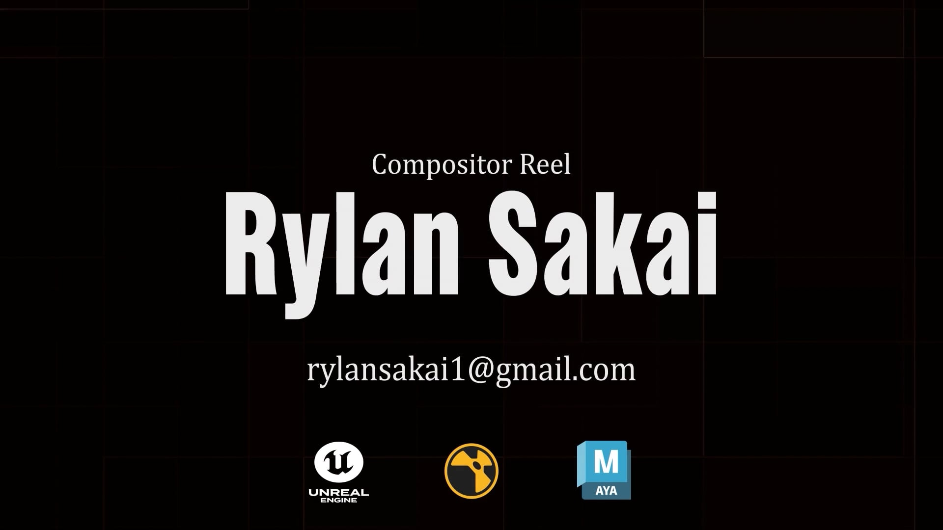 VFX Portfolio Reel - Rylan Sakai