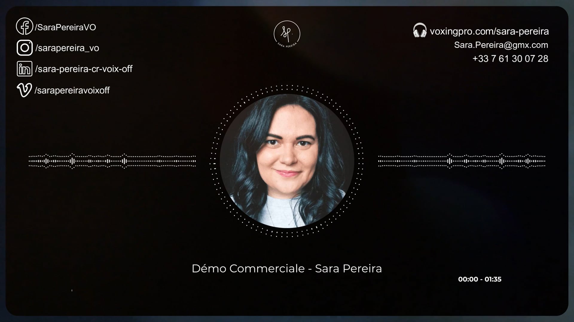 Vidéo Démo Commerciale (Inspirationnel, conversationnel, complice, naturel, joué, chaleureux, posé, énergique, jeune...)