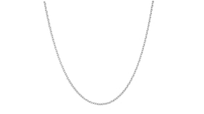 Italian 2.3mm Platinum Cable-Chain Necklace