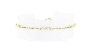 .25 ct. t.w. Lab-Grown Diamond Trio Station Bracelet in 14kt Yellow Gold