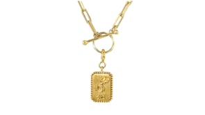 18kt Gold Over Sterling Zodiac Charm