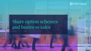 Why consider a share option scheme when selling a business