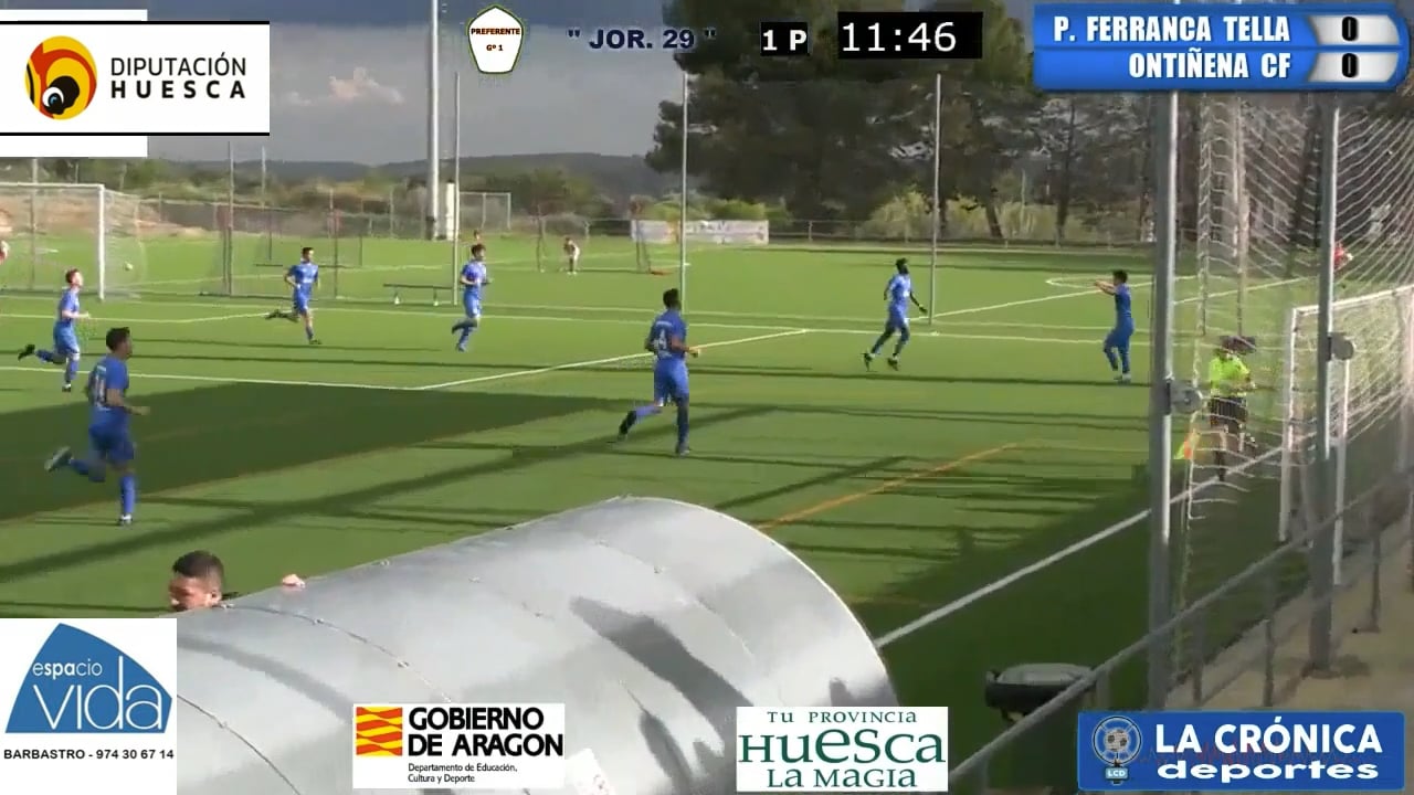 (RESUMEN Y GOLES) Peña Ferranca Tella 2-2 Ontiñena CF / Jor. 29 - Preferente Gr 1