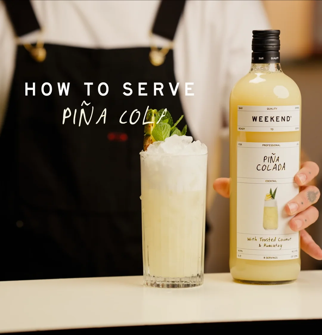 Weekend Drinks - Piña Colada 1L – Premix Cocktail voor Bars & Events
