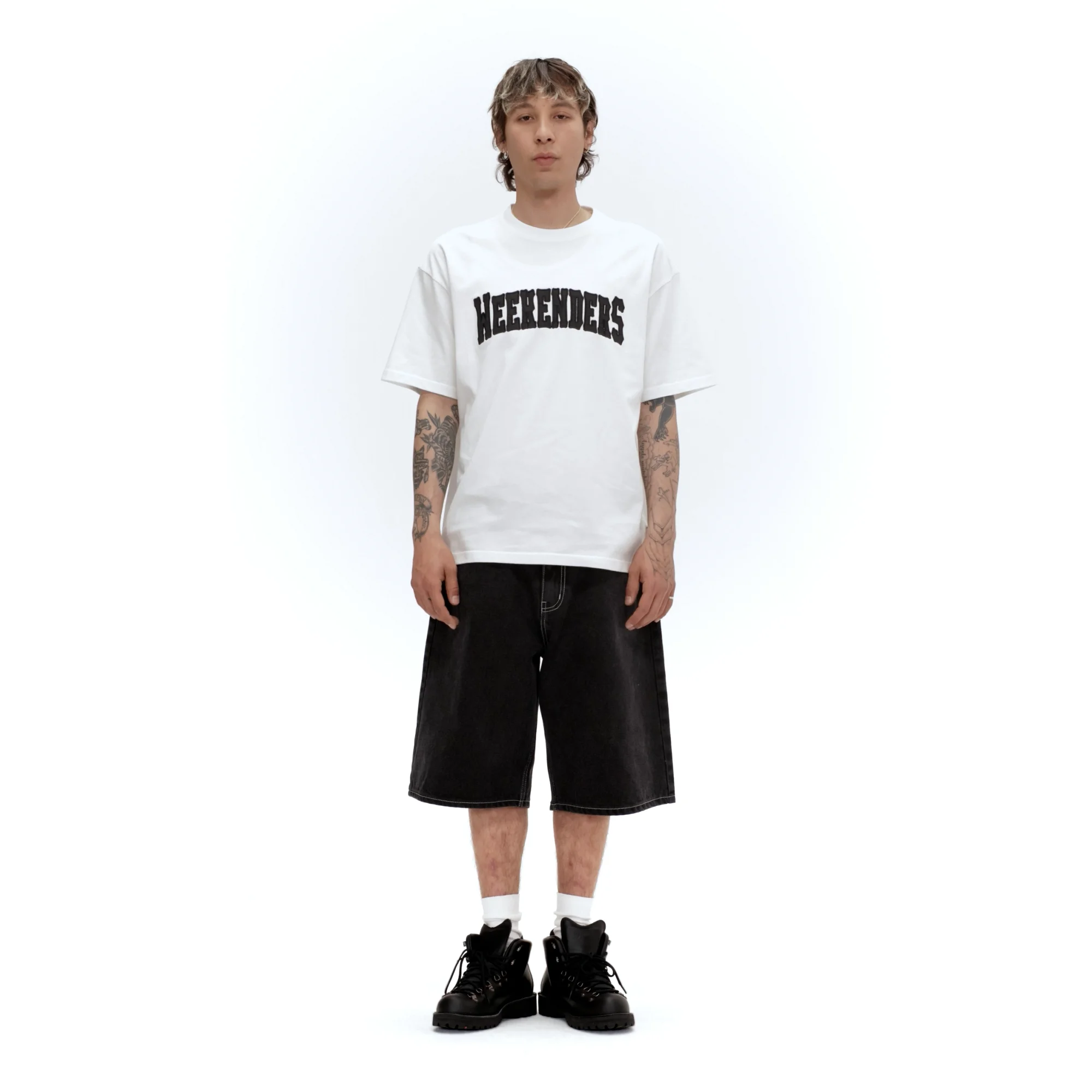 [WKNDRS] COWBOY T-SHIRT /追跡付 MUSINSA | WKNDRS COWBOY T-SHIRT (WHITE)