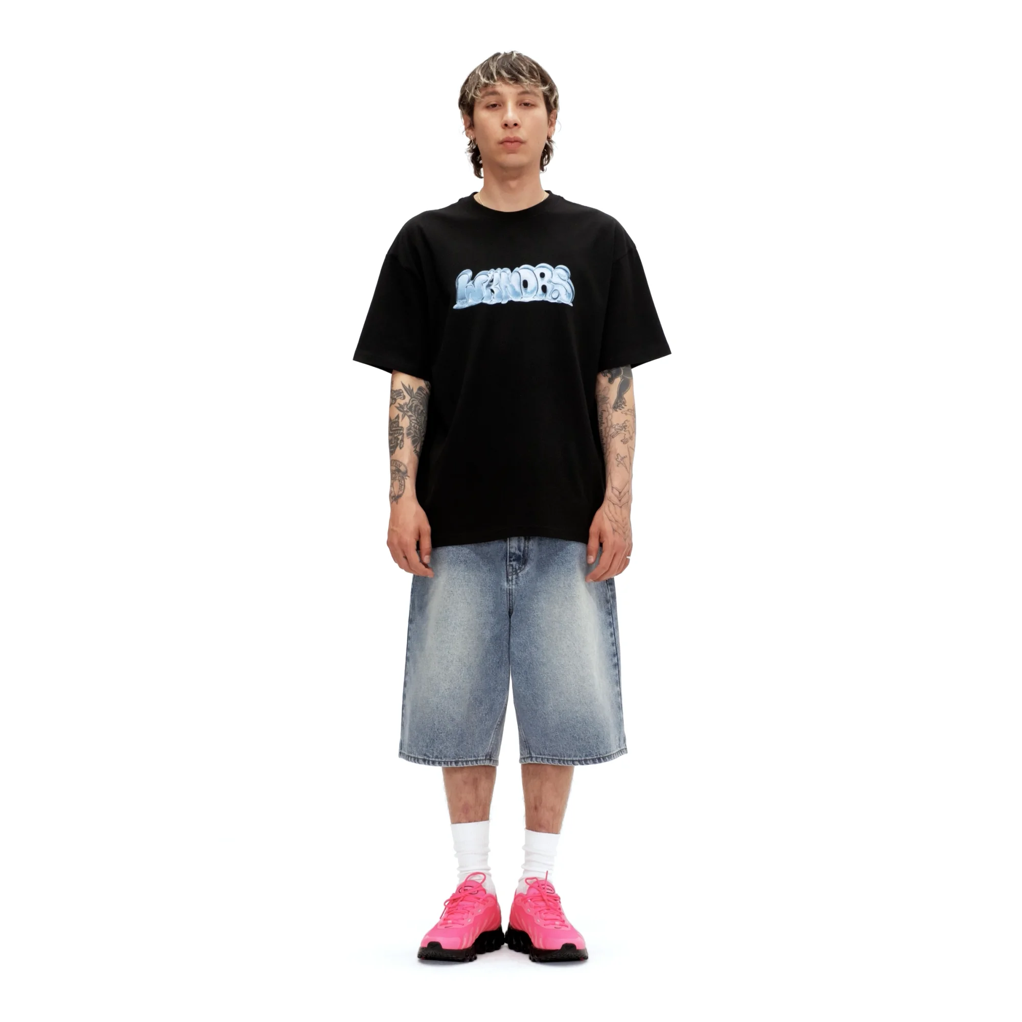 [WKNDRS] ICE T-SHIRT /追跡付 ICE T-SHIRT (BLACK) - WKNDRS | 60% - Asian Fashion Online Store