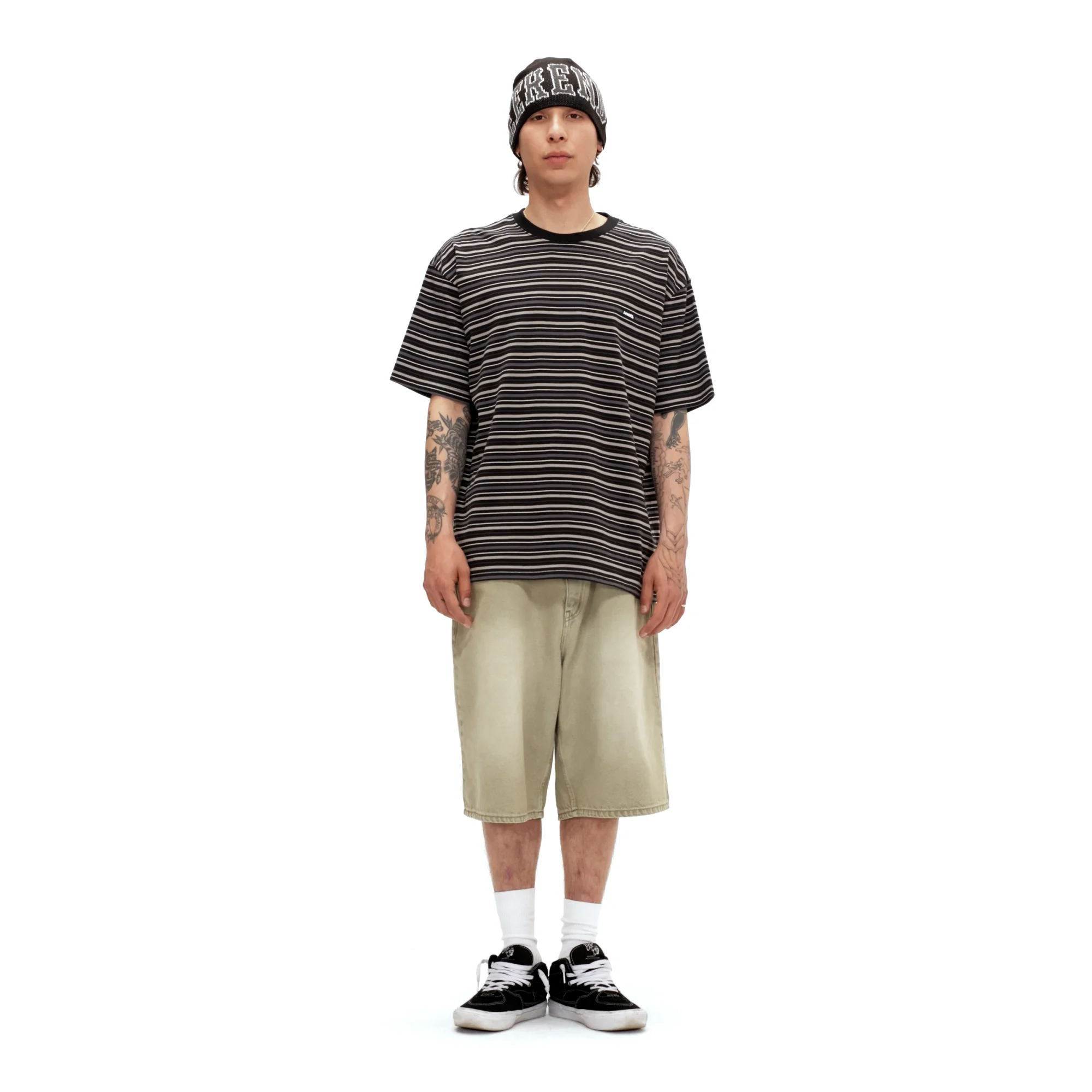 トップス butcherproducts WIDE STRIPED TEE MULTI butcherproducts WIDE STRIPED TEE MULTI WIDE STRIPED L-S TEE