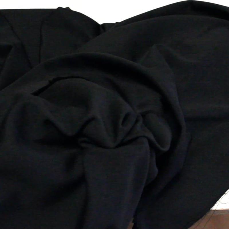 Vidéo: Tissu tailleur sergé 100% laine - Noir