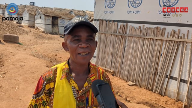 La vie des déplacés dans le camp de Kabembe