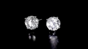 2.00 ct. t.w. Lab-Grown Diamond Stud Earrings in Platinum