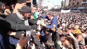 مشاركة قاسم جاموس في احتفالية النصر في مدينة السويداء