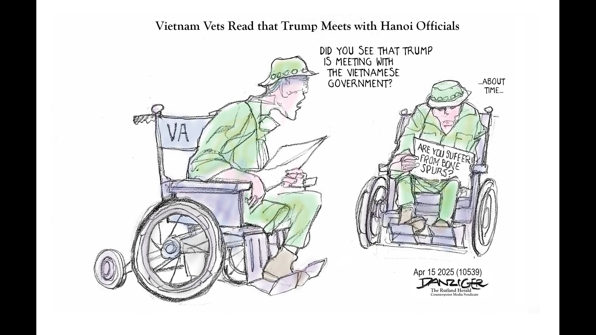 Trump Vietnam , Jeff Danziger