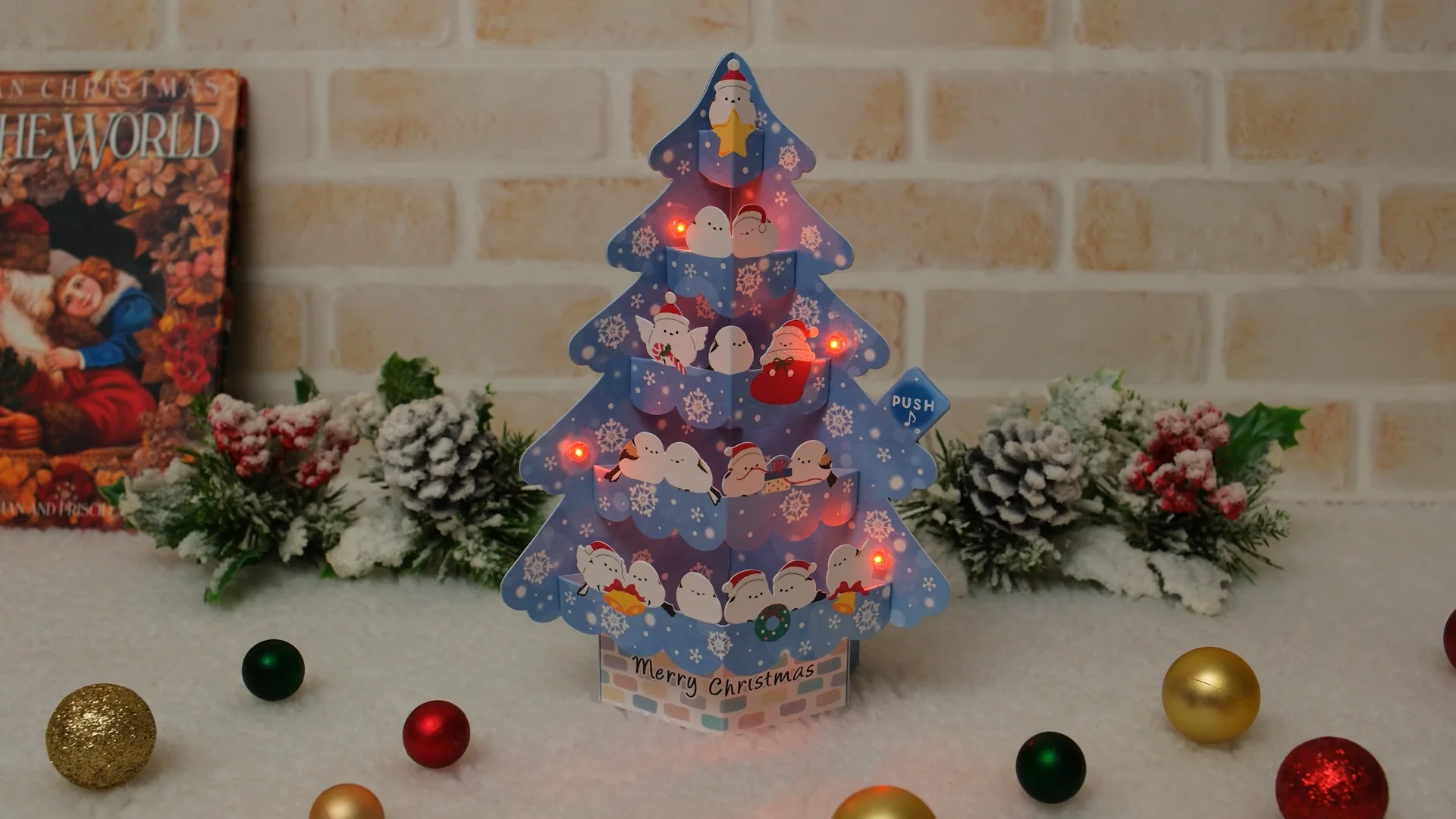 地味なクリスマス・カラーのタミーちゃんよ THE TIME, | 🐣🐣🐣 ＼シマエナガちゃん一家🏠 クリスマスver