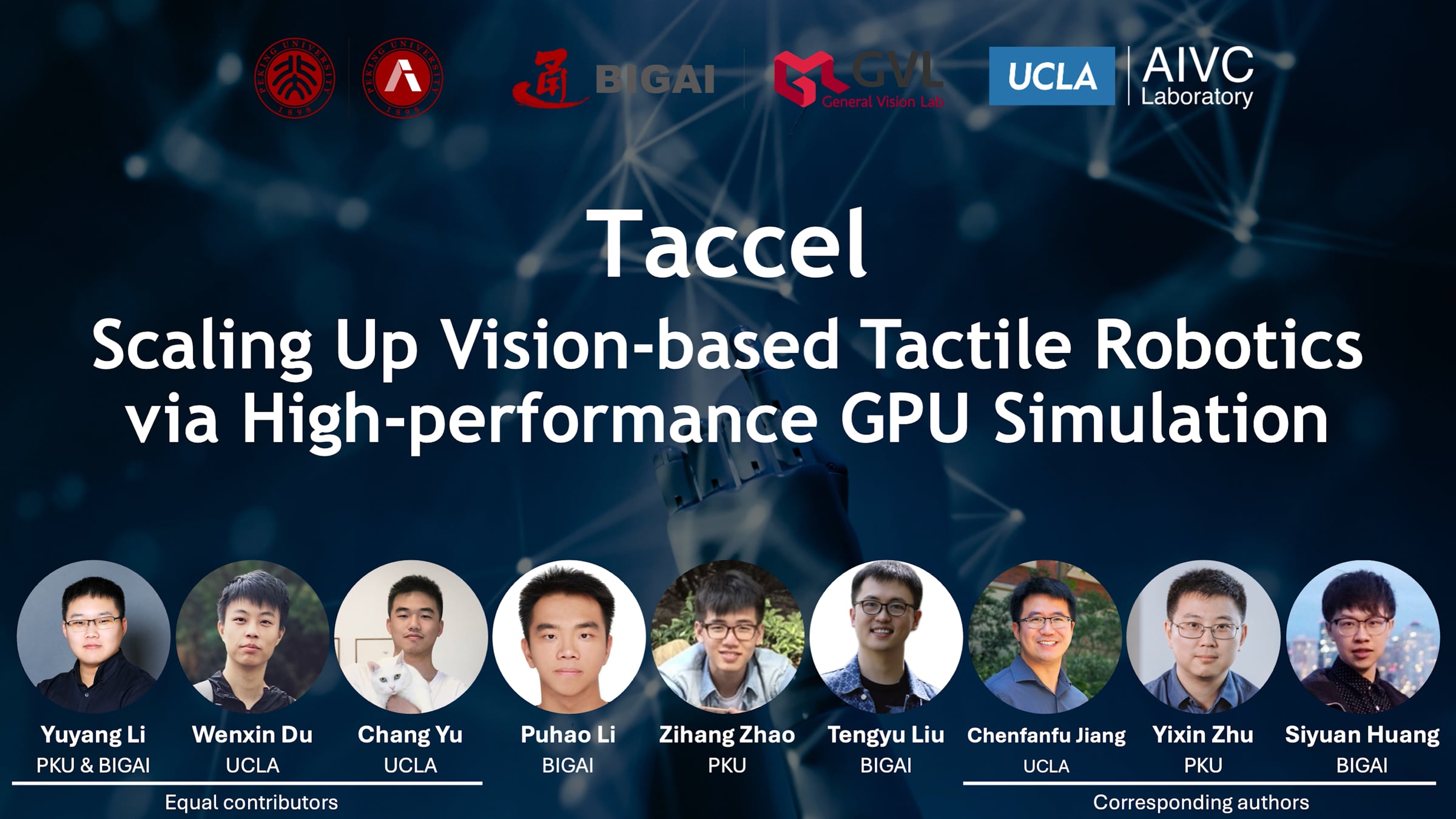 [NeurIPS 2025] Taccel: Scaling-up Vision-based Tactile Robotics with High-performance GPU Simulation