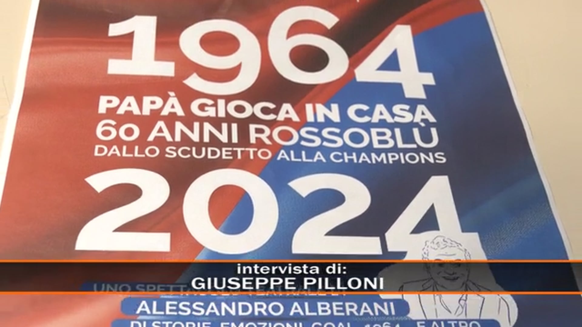 Giovedì 20 marzo al teatro Laura Betti di Casalecchio lo spettacolo di Alessandro Alberani dedicato al Bologna