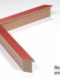 Vídeo: MOLDURA HAYA MACIZA CON TINTE ROJO. PARA CUADROS TIPO BAQUETON 21X43mm.