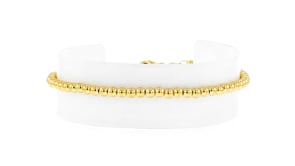 Italian 3mm 14kt Yellow Gold Bead Bracelet