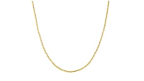 Italian 2mm 14kt Yellow Gold Bead Necklace